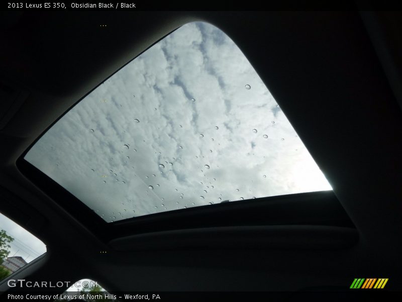 Obsidian Black / Black 2013 Lexus ES 350