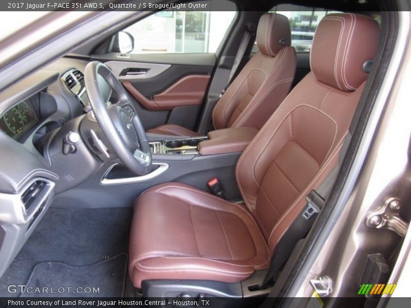  2017 F-PACE 35t AWD S S Brogue/Light Oyster Interior