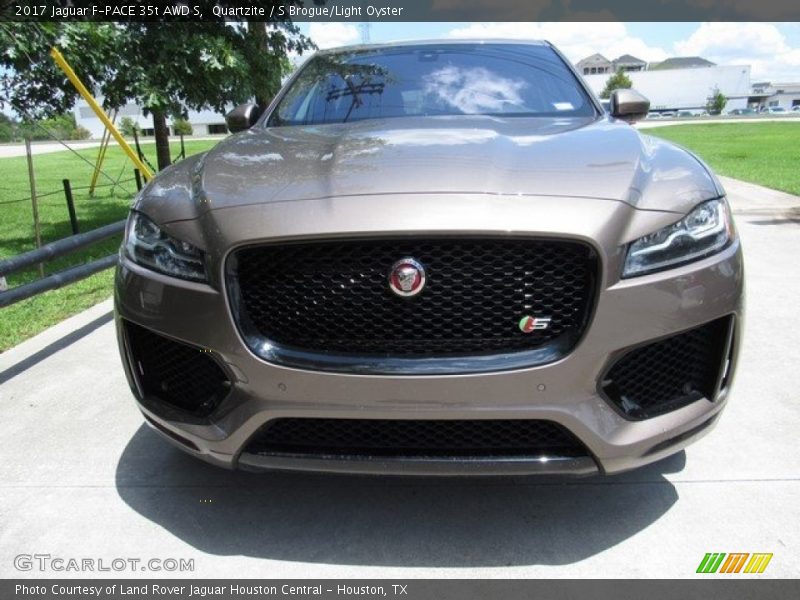 Quartzite / S Brogue/Light Oyster 2017 Jaguar F-PACE 35t AWD S