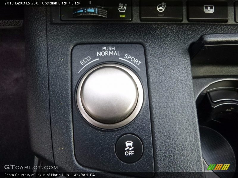 Obsidian Black / Black 2013 Lexus ES 350