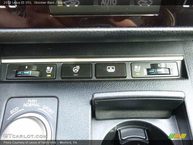 Obsidian Black / Black 2013 Lexus ES 350