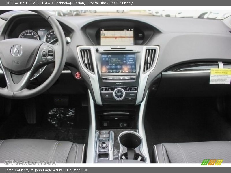 Crystal Black Pearl / Ebony 2018 Acura TLX V6 SH-AWD Technology Sedan
