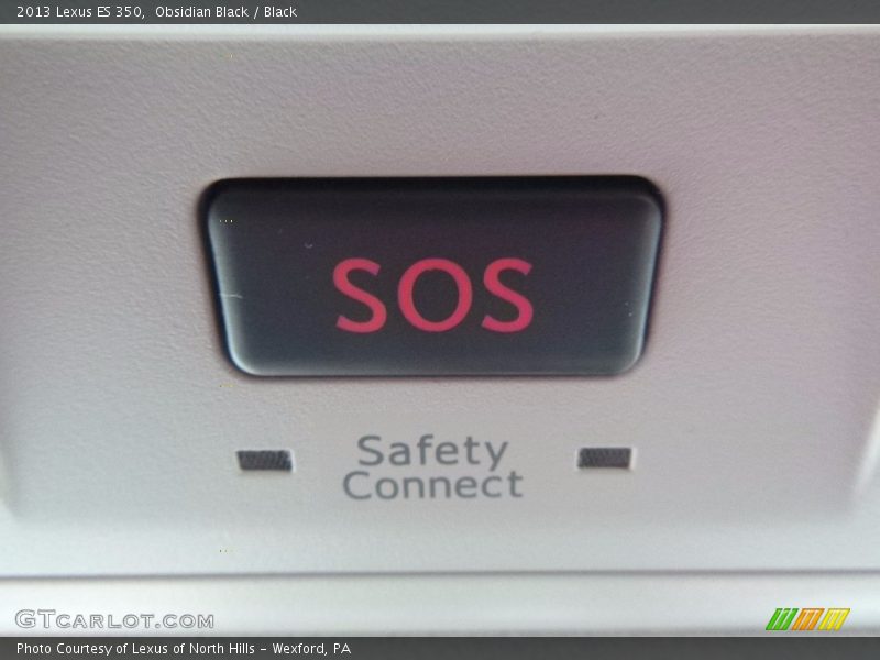 Obsidian Black / Black 2013 Lexus ES 350