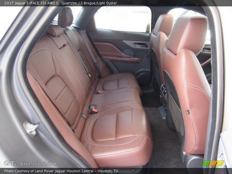 Rear Seat of 2017 F-PACE 35t AWD S