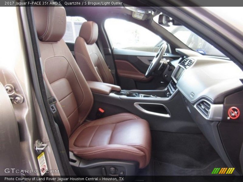 Front Seat of 2017 F-PACE 35t AWD S