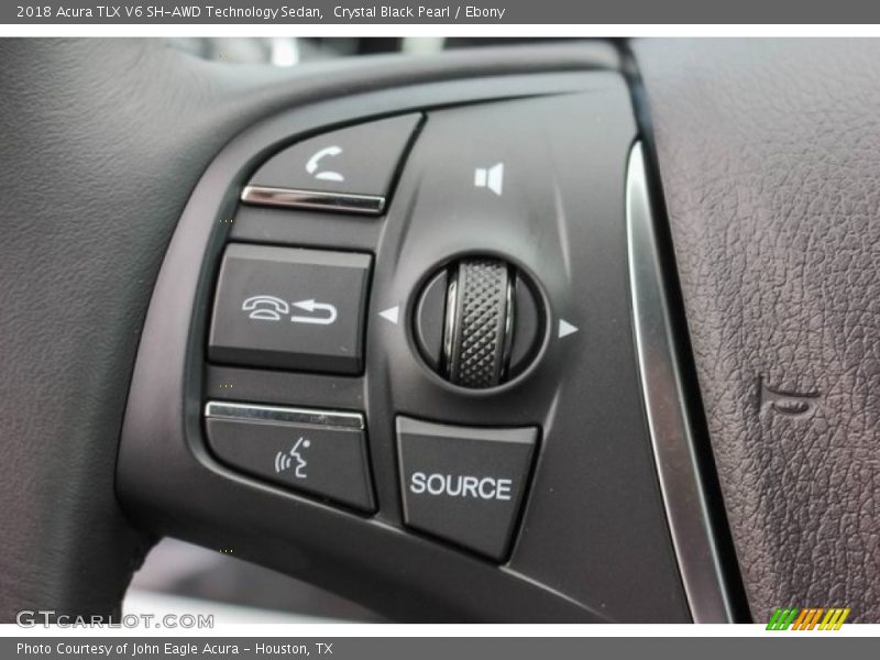 Crystal Black Pearl / Ebony 2018 Acura TLX V6 SH-AWD Technology Sedan