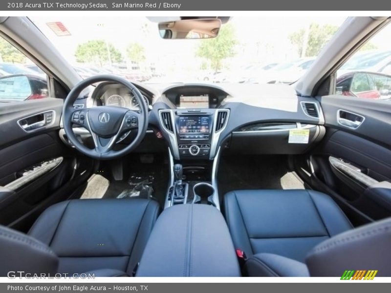 San Marino Red / Ebony 2018 Acura TLX Technology Sedan
