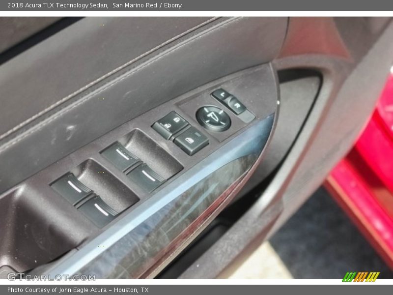 San Marino Red / Ebony 2018 Acura TLX Technology Sedan