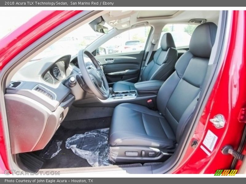 San Marino Red / Ebony 2018 Acura TLX Technology Sedan