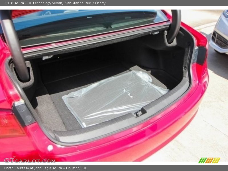 San Marino Red / Ebony 2018 Acura TLX Technology Sedan