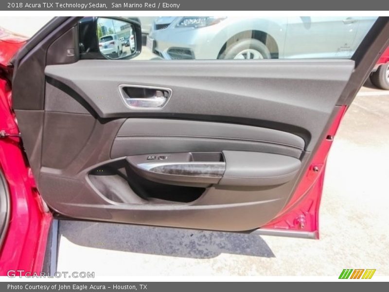San Marino Red / Ebony 2018 Acura TLX Technology Sedan