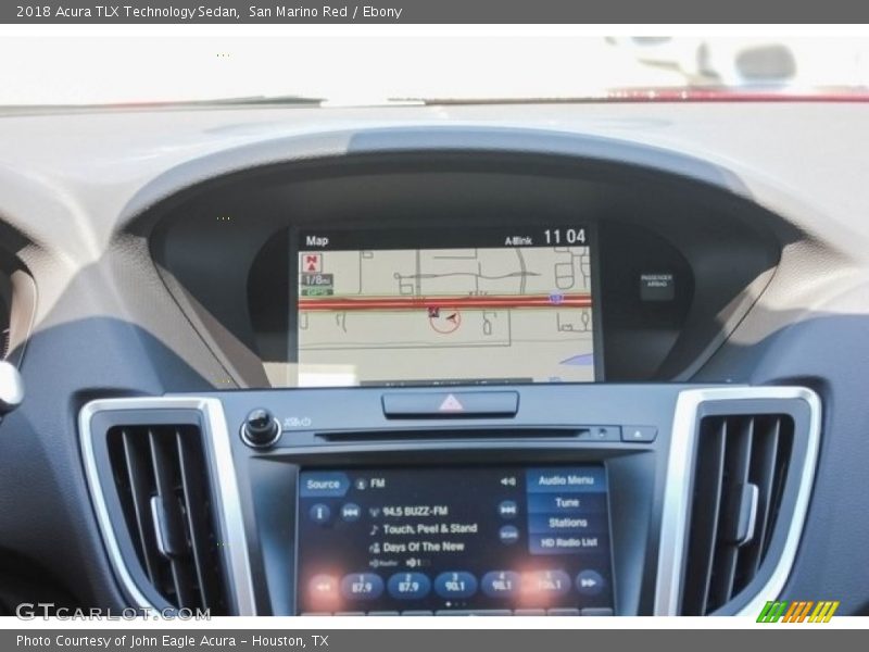 San Marino Red / Ebony 2018 Acura TLX Technology Sedan