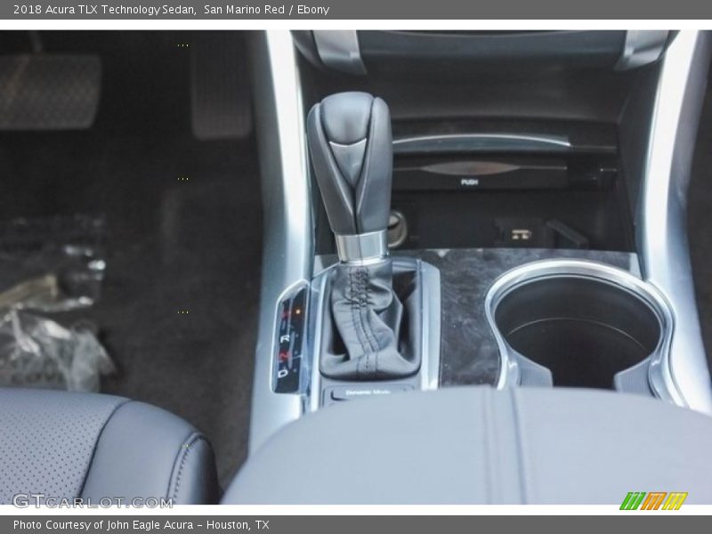 San Marino Red / Ebony 2018 Acura TLX Technology Sedan