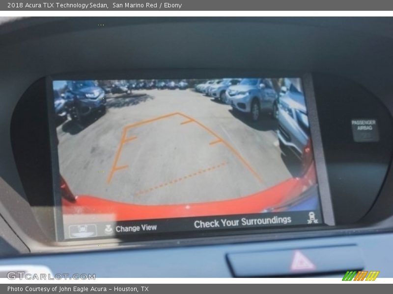 San Marino Red / Ebony 2018 Acura TLX Technology Sedan