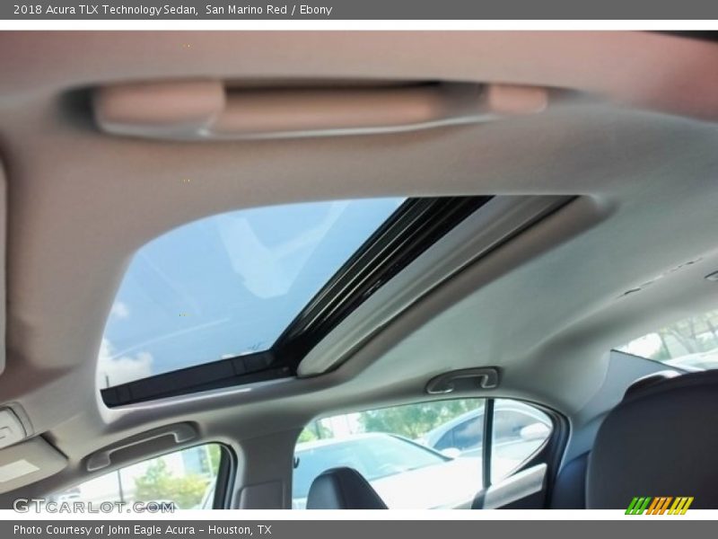 San Marino Red / Ebony 2018 Acura TLX Technology Sedan