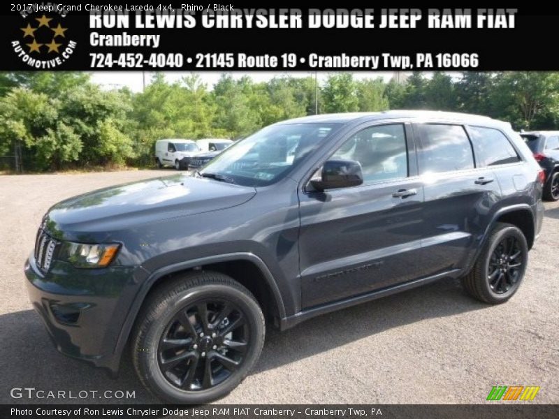 Rhino / Black 2017 Jeep Grand Cherokee Laredo 4x4