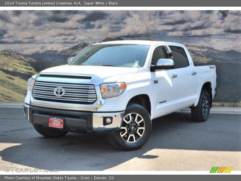 Super White / Black 2014 Toyota Tundra Limited Crewmax 4x4