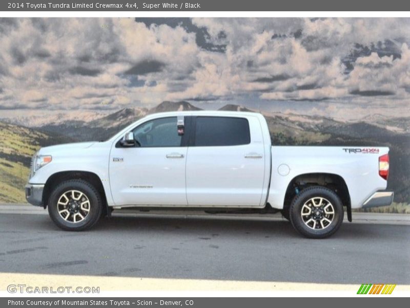 Super White / Black 2014 Toyota Tundra Limited Crewmax 4x4