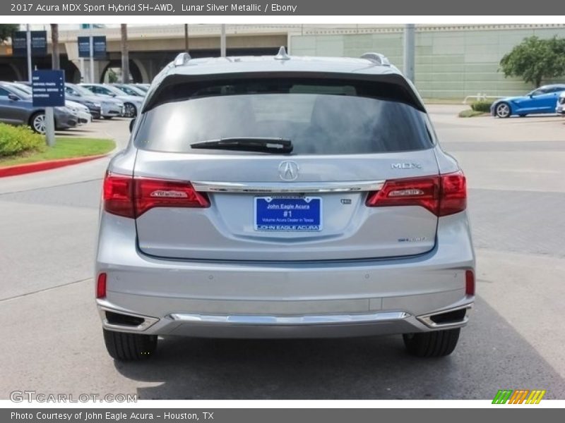 Lunar Silver Metallic / Ebony 2017 Acura MDX Sport Hybrid SH-AWD