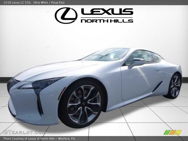 Ultra White / Rioja Red 2018 Lexus LC 500