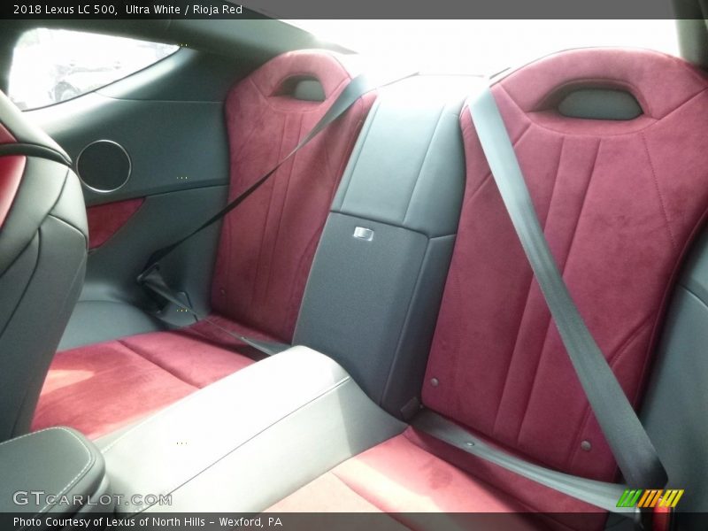 Rear Seat of 2018 LC 500