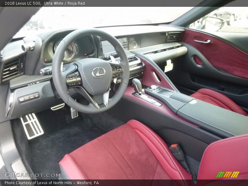  2018 LC 500 Rioja Red Interior