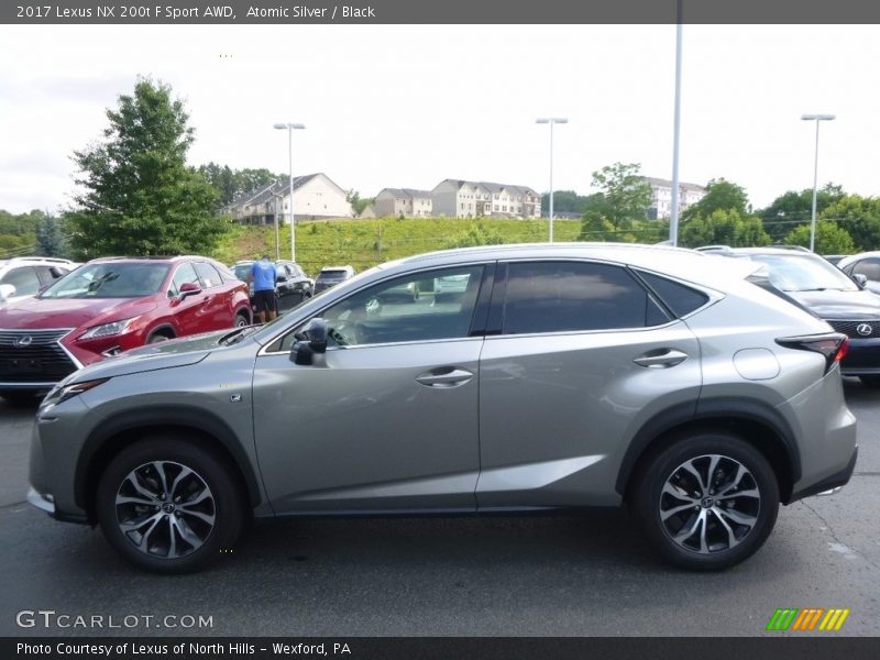 Atomic Silver / Black 2017 Lexus NX 200t F Sport AWD