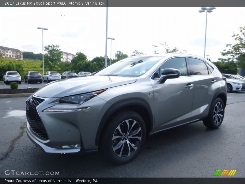 Atomic Silver / Black 2017 Lexus NX 200t F Sport AWD