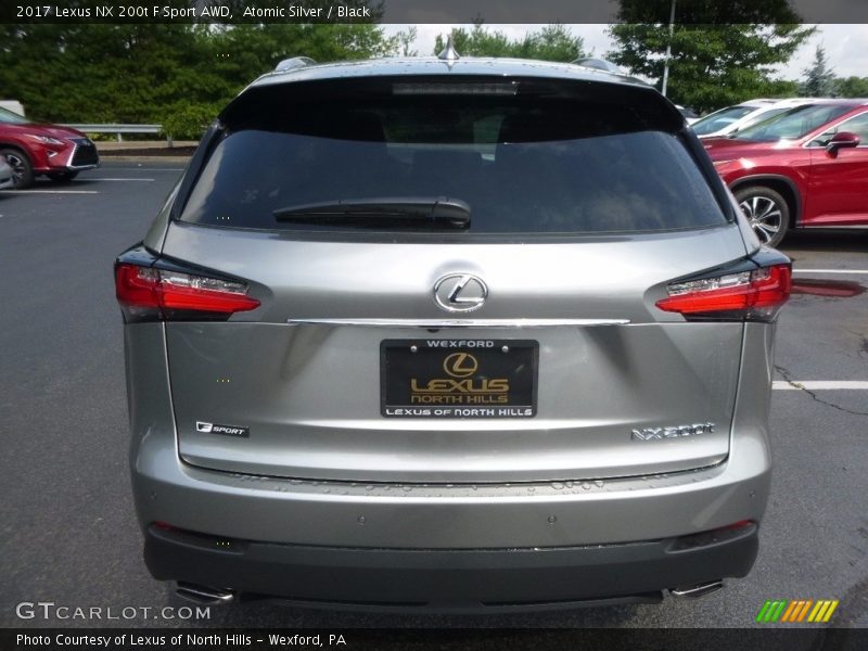 Atomic Silver / Black 2017 Lexus NX 200t F Sport AWD