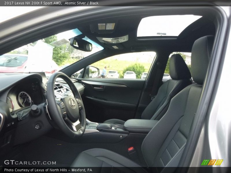 Atomic Silver / Black 2017 Lexus NX 200t F Sport AWD