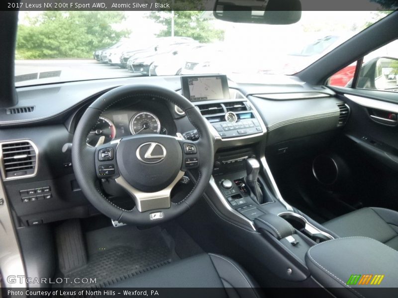 Atomic Silver / Black 2017 Lexus NX 200t F Sport AWD
