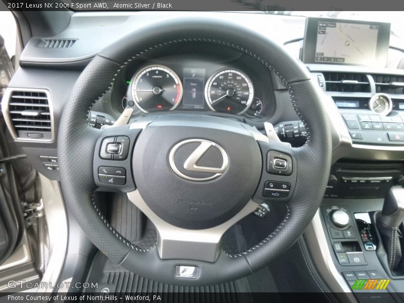Atomic Silver / Black 2017 Lexus NX 200t F Sport AWD