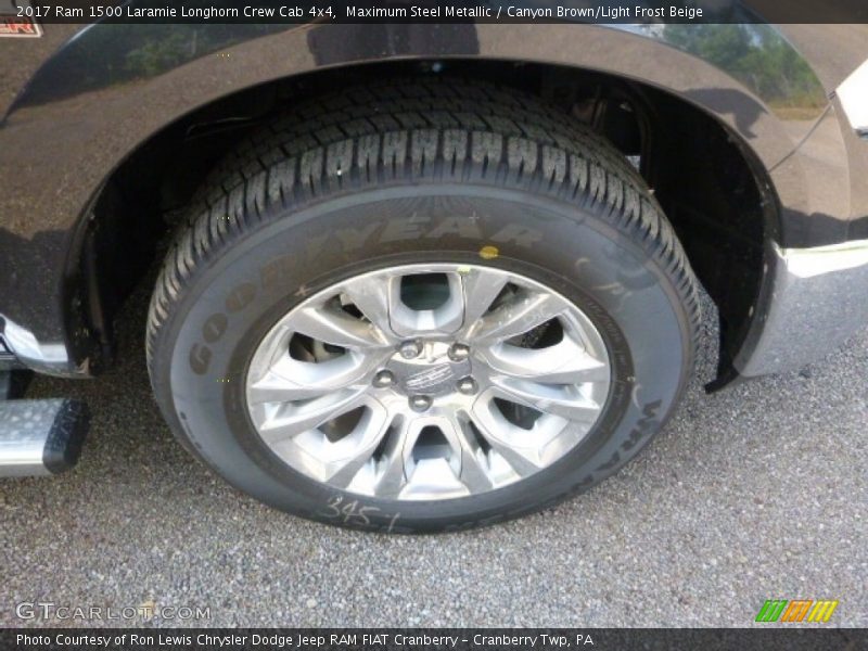 Maximum Steel Metallic / Canyon Brown/Light Frost Beige 2017 Ram 1500 Laramie Longhorn Crew Cab 4x4
