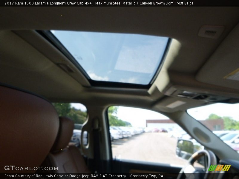 Maximum Steel Metallic / Canyon Brown/Light Frost Beige 2017 Ram 1500 Laramie Longhorn Crew Cab 4x4