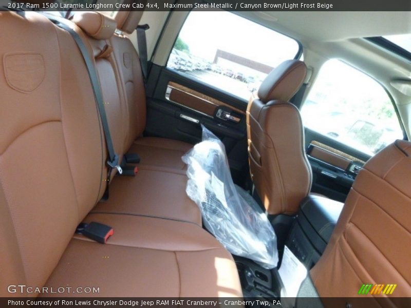 Maximum Steel Metallic / Canyon Brown/Light Frost Beige 2017 Ram 1500 Laramie Longhorn Crew Cab 4x4