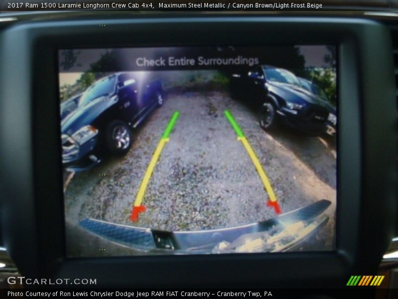 Maximum Steel Metallic / Canyon Brown/Light Frost Beige 2017 Ram 1500 Laramie Longhorn Crew Cab 4x4