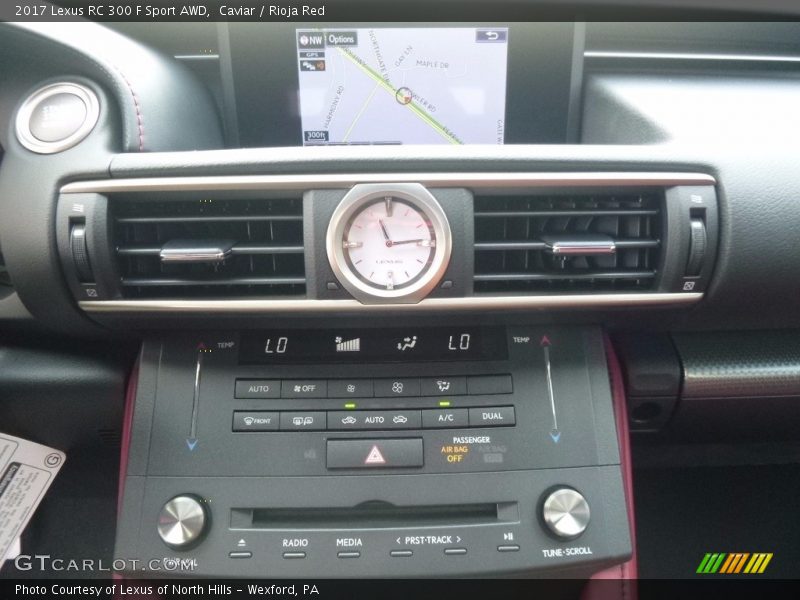 Caviar / Rioja Red 2017 Lexus RC 300 F Sport AWD