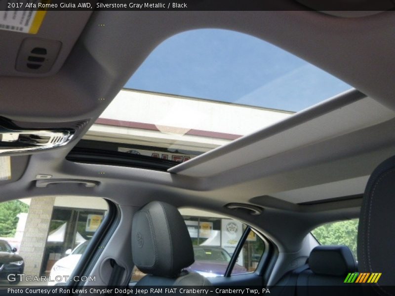 Silverstone Gray Metallic / Black 2017 Alfa Romeo Giulia AWD