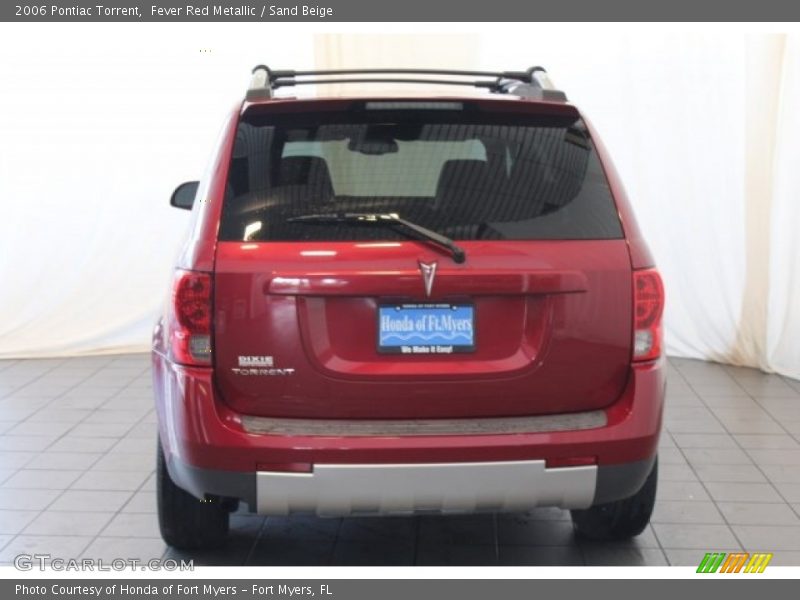 Fever Red Metallic / Sand Beige 2006 Pontiac Torrent