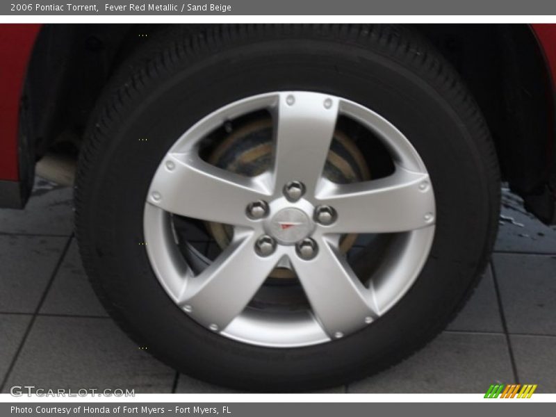 Fever Red Metallic / Sand Beige 2006 Pontiac Torrent