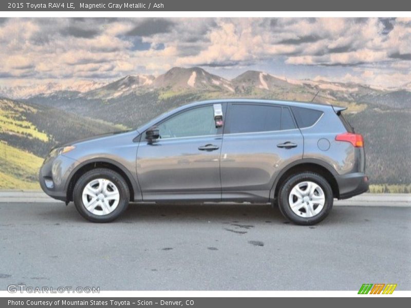 Magnetic Gray Metallic / Ash 2015 Toyota RAV4 LE