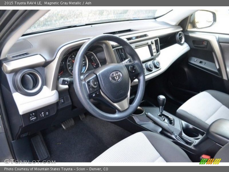 Magnetic Gray Metallic / Ash 2015 Toyota RAV4 LE