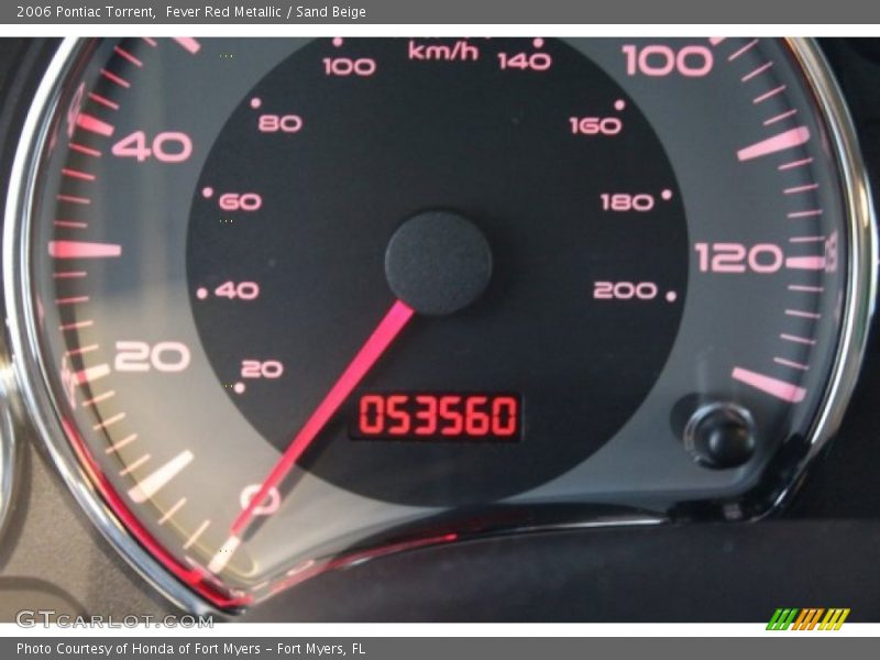 Fever Red Metallic / Sand Beige 2006 Pontiac Torrent