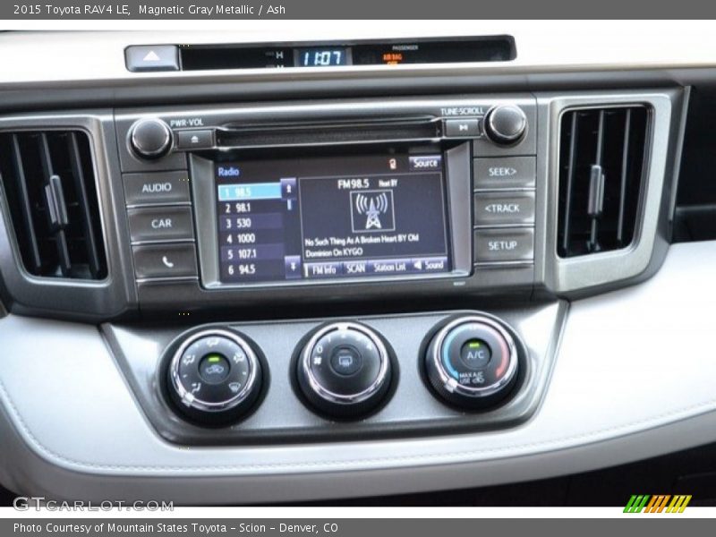Magnetic Gray Metallic / Ash 2015 Toyota RAV4 LE