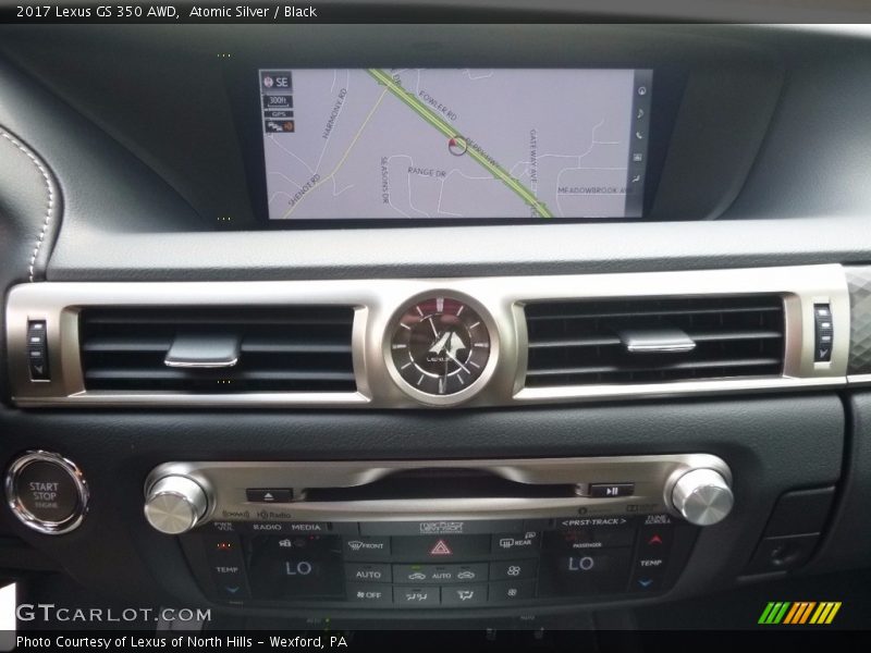 Atomic Silver / Black 2017 Lexus GS 350 AWD