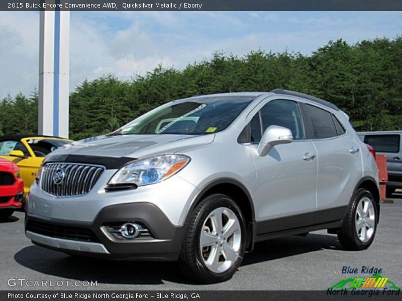 Quicksilver Metallic / Ebony 2015 Buick Encore Convenience AWD