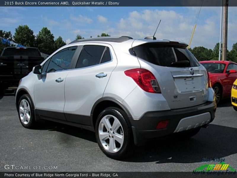 Quicksilver Metallic / Ebony 2015 Buick Encore Convenience AWD