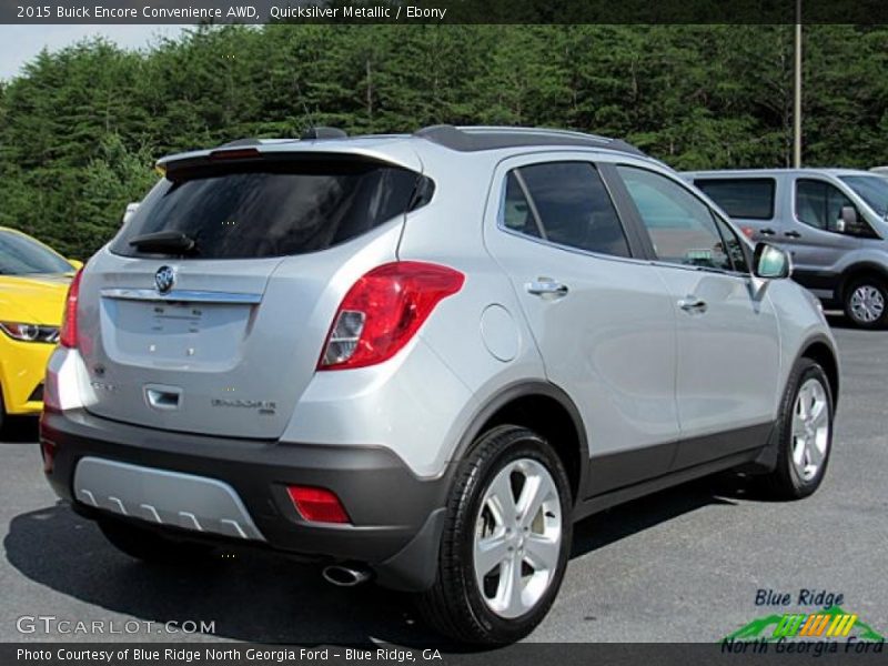 Quicksilver Metallic / Ebony 2015 Buick Encore Convenience AWD