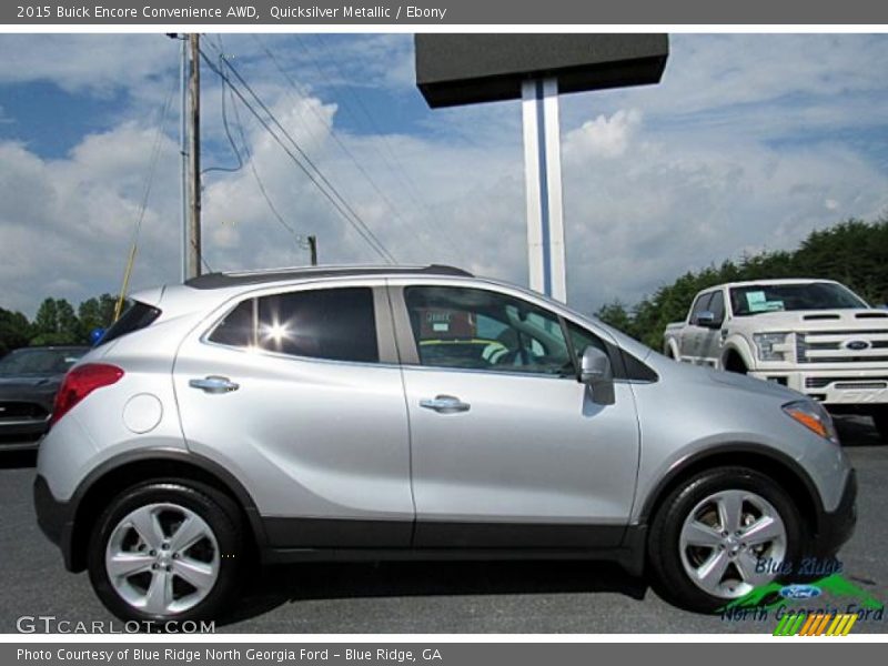 Quicksilver Metallic / Ebony 2015 Buick Encore Convenience AWD