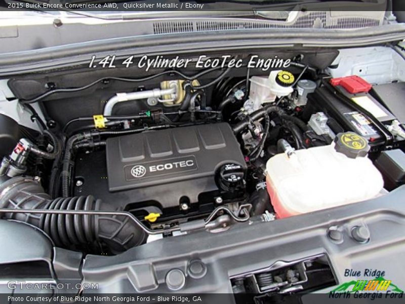 Quicksilver Metallic / Ebony 2015 Buick Encore Convenience AWD